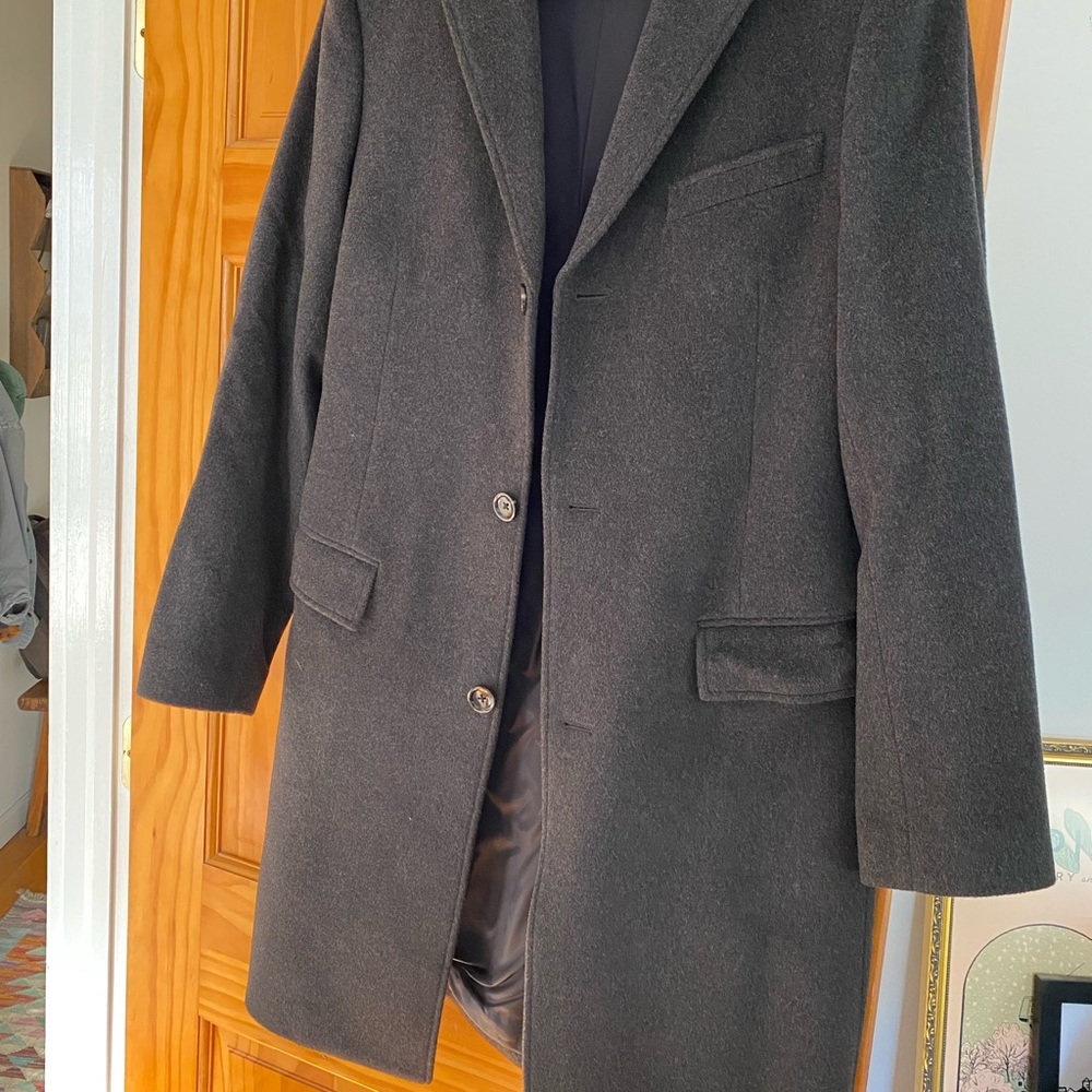 JCrew Ludlow Men’s Wool and Cashmere Topcoat